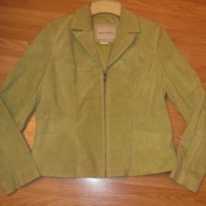 Telluride Clothing Suede Lime Green Jacket